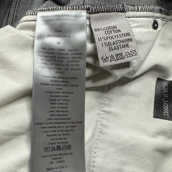 Authentic DIOR Men's Black Pants w/ Cuff - Size 36 - Picture 8 of 8